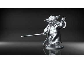 yoda bookend office 3d print model - Mito3D