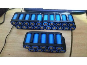26650 li-ion battery holder ver 2 engineering 3d print model - Mito3D