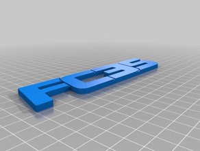 fc3s-emblem automotive - Abzeichen emblem fc3s mazda rx7 3d print model - Mito3D