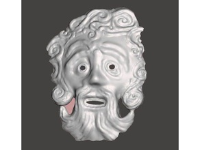 máscara padre de almas oscuras props 3d print model - Mito3D