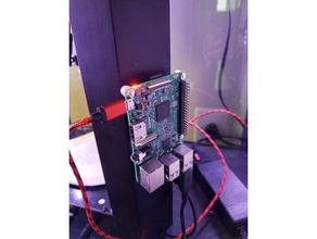 raspberry pi mount mpmd 3d yazıcı aksesuarları mini delta monoprice mp yükseltme 3d print model - Mito3D