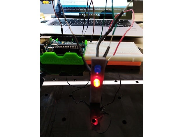 2 led lampeggianti 3dx La stampa 3d 3D print model - Mito3D