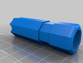 airsoft mock supressor flash hider integrated battery box sport & outdoors attachment 3d print model - Mito3D