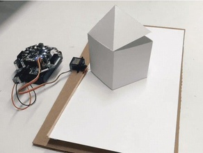 desmontável casa arte interativa adafruit circuito infantil conto de fadas a interativo origami pop-up 3d print model - Mito3D
