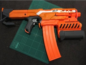 nerf demolisher battery stock v2 toy & game accessories 3d print model - Mito3D