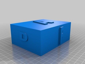 rectangular prism math surface area 3d print model - Mito3D