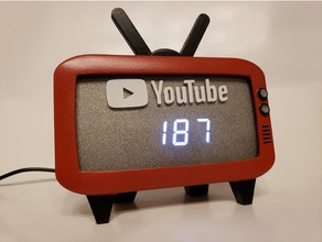 youtube subscriber counter electronics 3d print model - Mito3D