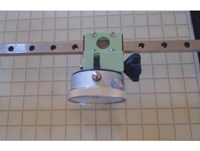 dial indicator 12x8 mm square rail 3d printer parts 3d print model - Mito3D