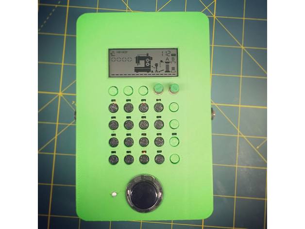 pocket operator guitar pedal music beats drum machine synth synthesizer teenage engineering 3D print model - Mito3D