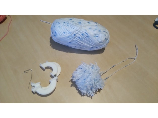 ensemble pompon facile kit de la mode créer cr atif loisirs créatifs passe-temps laine loisir 3D print model - Mito3D