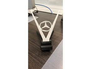 mercedes-benz telefono stand cellulare iphone samsung 3d print model - Mito3D