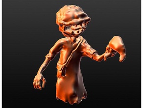 time freezing testicle monster models adult swim cartoon network rick morty steve 3d print model - Mito3D