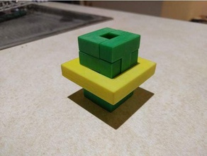 burr puzzle - little dance puzzles 3d print model - Mito3D