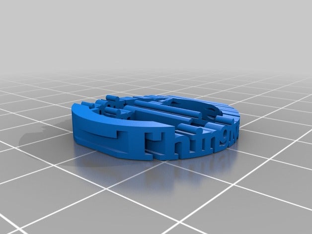 thingiverse logo text flip art mr printer 3D print model - Mito3D