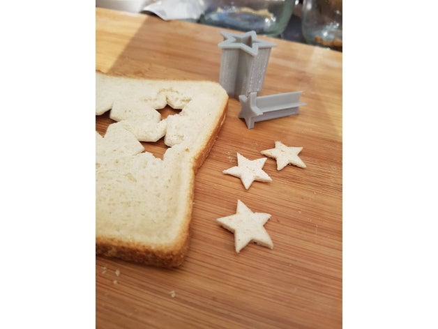 cutting shape - star kitchen & dining 3D print model - Mito3D