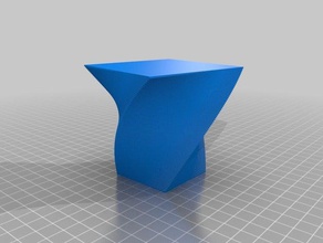 il mio quadrato su misura vaso di coppa del braccialetto generatore arredamento 3d print model - Mito3D