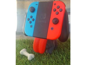 nintendo wechseln, doggy - stand joycon controller video-Spiele 3d print model - Mito3D