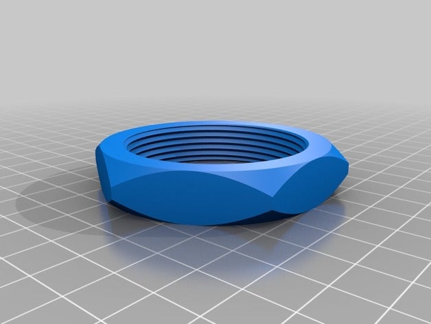 49 mm somun parçalar özelleştirilmiş 3D print model - Mito3D