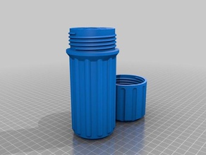 drill bits cylindrical case-betlog-002 tool holders & boxes case bit holder 3d print model - Mito3D