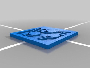 fuze simgesi işaretler ve logolar gökkuşağı altı kuşatma 3d print model - Mito3D