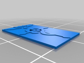 flamels cross signs & logos fullmetal alchemist 3d print model - Mito3D