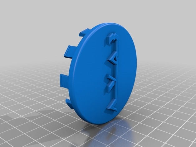 Rad cap Brauch Teile luaz 3D print model - Mito3D