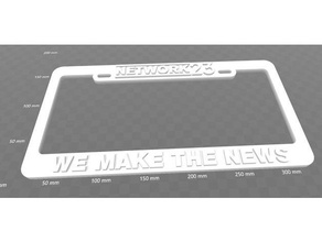 network 23 - we make news max headroom signs & logos maxheadroom network23 3d print model - Mito3D