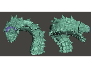 purple worm d&d creatures 3d print model - Mito3D
