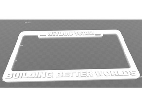 weyland-yutani building better worlds aliens signs & logos alien weyland yutani 3d print model - Mito3D