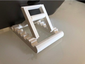 ipad mini stand tablet dur 3d print model - Mito3D