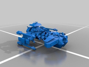 starcraft ii Kreuzer Dekor staedtler 3d print model - Mito3D