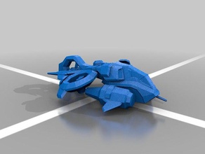 starcraft ii banshee decor banshee starcraft ii 3d print model - Mito3D