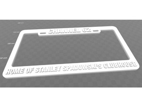 u62 - channel 62 home stanley spadowski's clubhouse signs & logos uhf weird al 3d print model - Mito3D