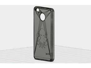 xiaomi redmi 4x - cthulhu edition cover mobile phone 3d print model - Mito3D
