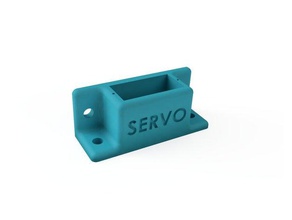 servo-motor-Halter - Elektronik Halter horizontale m4 Befestigung servo-motor vertikale 3d print model - Mito3D