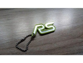 keychain rs vehicles 3d print model - Mito3D