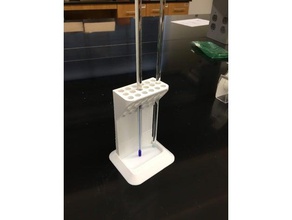 termometre stand lab öğrenme kimya laboratuvar laboratuar ekipmanları bilim dur 3d print model - Mito3D