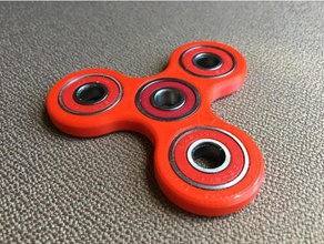 th0 - twitch handle zero toy & game accessories balanced spinner fidget hand michaeltaylorresearch mtr 3d print model - Mito3D