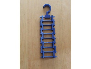 modular tie rack organization 3d print model - Mito3D