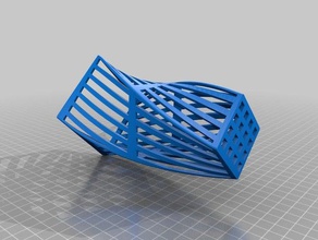 twisted vaso arredamento il 3d print model - Mito3D