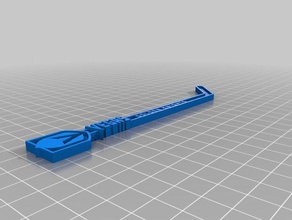 chevaliers d'or swizzle bâton accessoires de hockey las vegas mai tai agitateur bâtonnet à mélanger tiki 3d print model - Mito3D