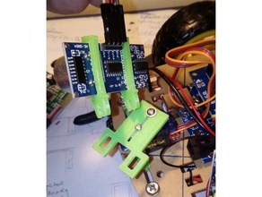 universal sonic holder servo robotics 3d print model - Mito3D