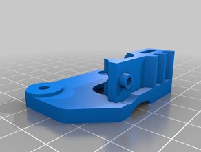wanhao duplicator extruder-Platte flex-Datei ohne ptfe-Erweiterung 3d-Drucker-Extrudern filament flex flexibel i3 plus 3d print model - Mito3D