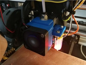montaje de ventilador 40mm bl-toque el monte Impresora 3d las piezas 3d print model - Mito3D