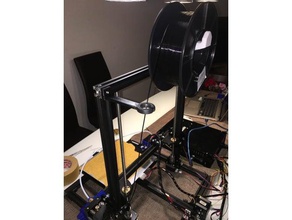 tronxy x3 x3a filament guide 3d printer accessories 3d print model - Mito3D