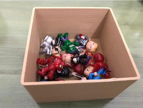 caja para juguetes y accesorios de juego vengadores cuadro la herramienta juguete los 3d print model - Mito3D