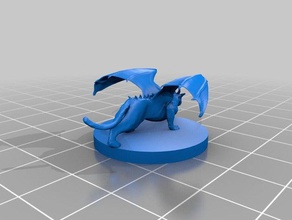 dragon panther Spiele 3d print model - Mito3D