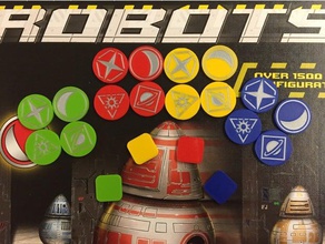 ricochet robotlar oyunu belirteçleri oyuncak & oyun aksesuarları robot 3d print model - Mito3D