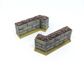 wall section gloomhaven toy & game accessories 28mm 3d print model - Mito3D