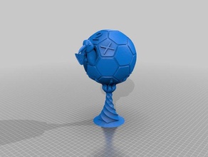 a europa campeonato da taça alemanha esculturas casino party relógio corvo fifa jogos de azar futebol em tempo toto copa do mundo 3d print model - Mito3D